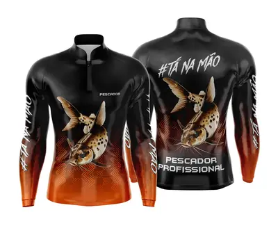 Arte Estampa Camisa de Pesca Esportiva Personalizada Modelo 54