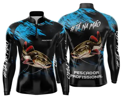 Arte Estampa Camisa de Pesca Esportiva Personalizada Modelo 10