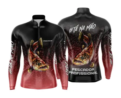 Arte Estampa Camisa de Pesca Esportiva Personalizada Modelo 59