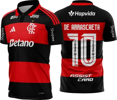 Camisa do Flamengo Titular 2026 - 2027 com textura