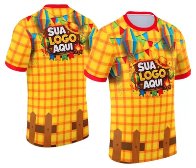 Arte Camisa Festa Junina - Arraiá - Modelo 005