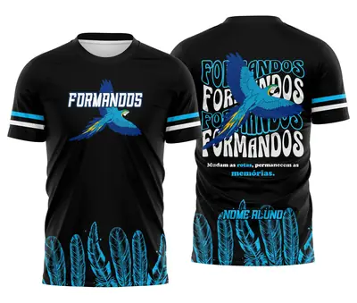 Arte Camisa Formandos Arara Azul