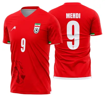 Arte Camisa Irã Reserva 2026 - 2028