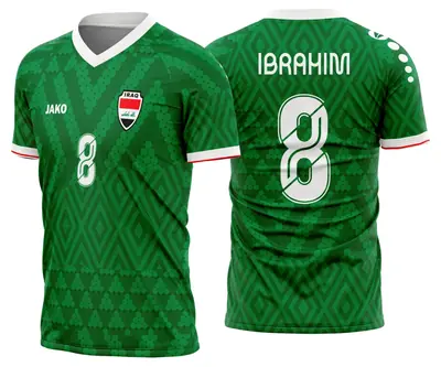 Arte Camisa Iraque Reserva 2026 - 2028
