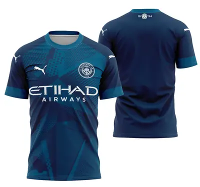 Arte Camisa Manchester City Concept 2022 - Modelo 1