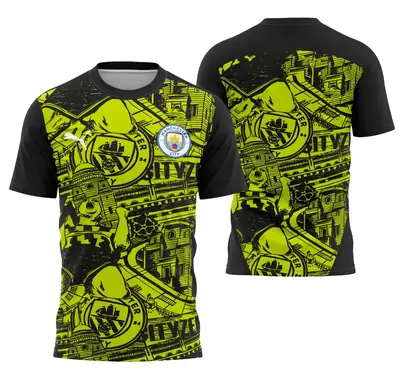 Arte Camisa Manchester City Pre-Match 2024-2025 - Modelo 3
