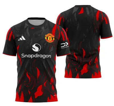 Arte Camisa Manchester United Concept 2025 - Modelo 1 - Modelo 1