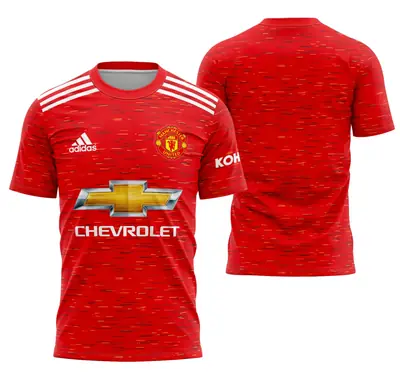 Arte Camisa Manchester United Local 2020-2021