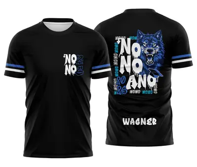 Arte Camisa Nono Ano Lobo Alfa