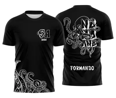 Arte Camisa Nono Ano Polvo Preto