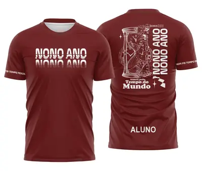 Arte Camisa Nono Ano Tempo Perdido Modelo 02