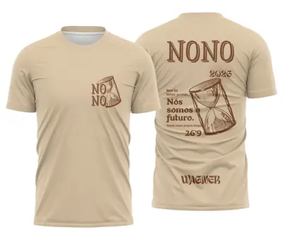 Arte Camisa Nono Ano Tempo Perdido