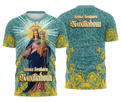 Camisa Nossa Senhora Auxiliadora - Religião Modelo 04
