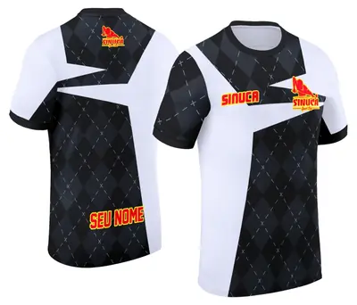 Arte Camisa Personalizada de Sinuca - Snook - Bilhar Modelo 003