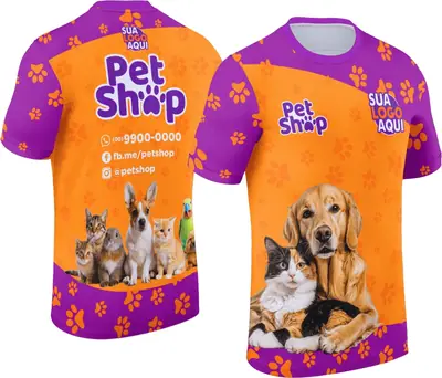 Camisa Pet Shop Modelo 005