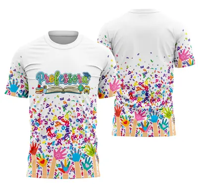 Camisa Professora Personalizada Modelo 106