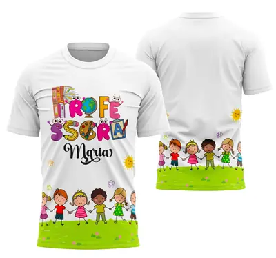 Camisa Professora Personalizada Modelo 94