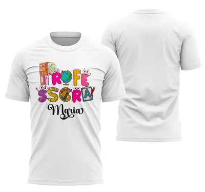 Camisa Professora Personalizada Modelo 92