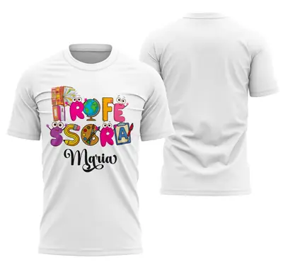 Camisa Professora Personalizada Modelo 89