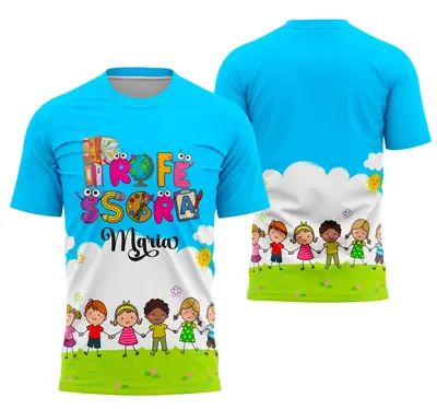 Camisa Professora Personalizada Modelo 96