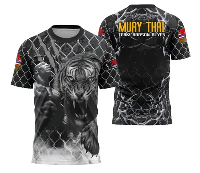 Arte Camisa Muay Thai - Profissão Modelo 03