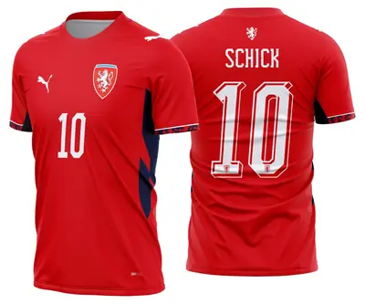 Arte Camisa Republica Tcheca Titular 2026 - 2028