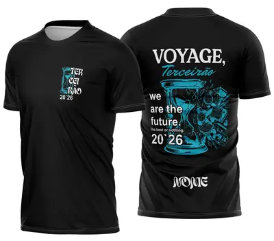 Arte Camisa Terceirão Ampulheta Voyage Fragmentos