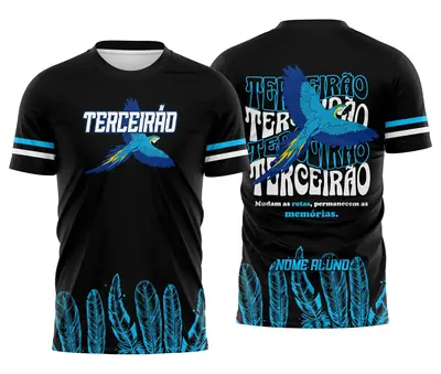 Arte Camisa Terceirão Arara Azul Hipe