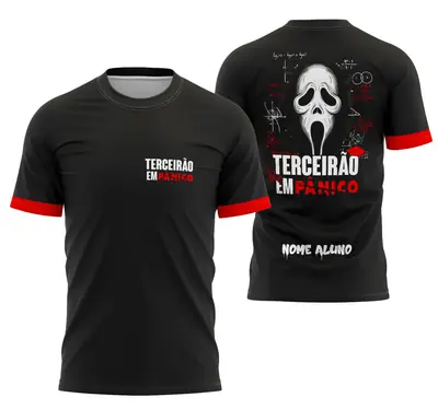Arte Camisa Terceirão em Pânico