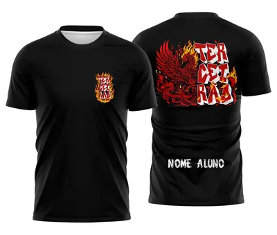 Arte Camisa Terceirão Fênix Vermelha