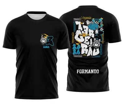 Arte Camisa Terceirão Graffit Lobo