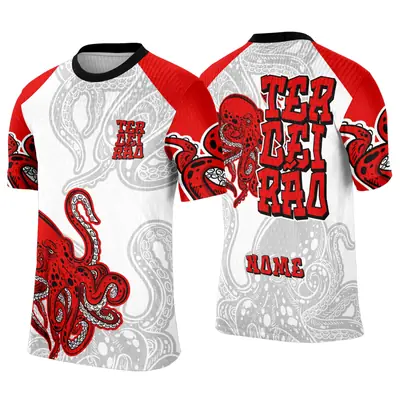 Arte Camisa Terceirão Polvo Modelo 02