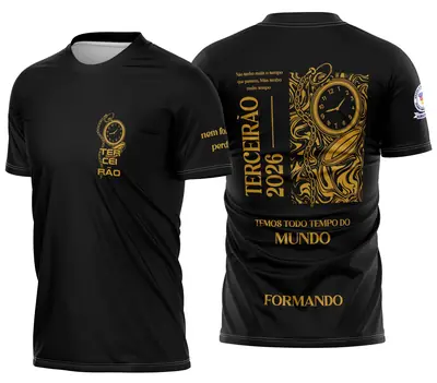 Arte Camisa Terceirão Relógio Líquido Tempo Perdido