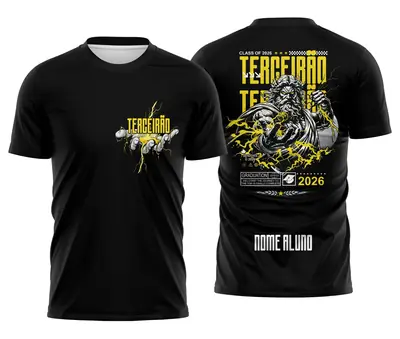 Arte Camisa Terceirão Zeus Raios