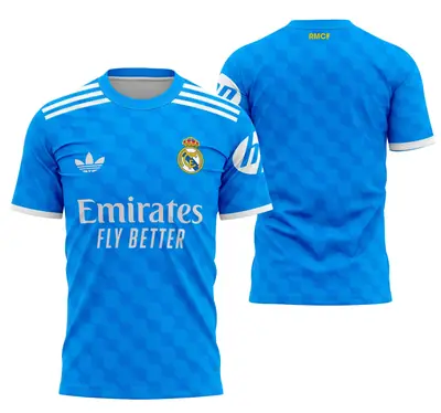 Camisa Terceiro Real Madrid 2025-2026