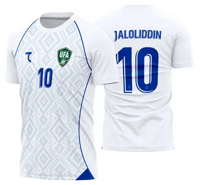 Arte Camisa Uzbequistão Reserva 2026 - 2028