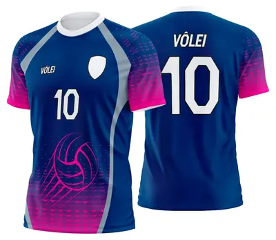 Arte Uniforme de Vôlei Personalizado Profissional Modelo 44