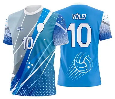 Arte Uniforme de Vôlei Personalizado Profissional Modelo 39