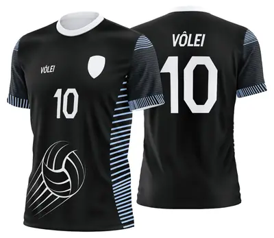 Arte Uniforme de Vôlei Personalizado Profissional Modelo 18