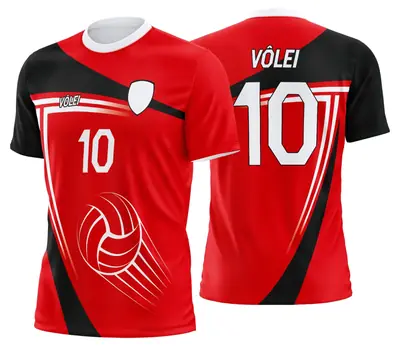 Arte Uniforme de Vôlei Personalizado Profissional Modelo 05