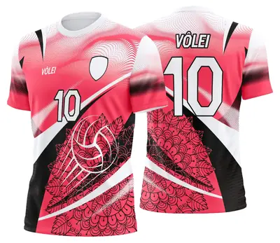 Arte Uniforme de Vôlei Personalizado Profissional Modelo 50