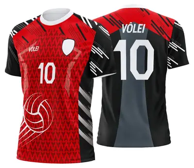Arte Uniforme de Vôlei Personalizado Profissional Modelo 58