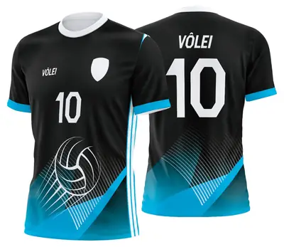 Arte Uniforme de Vôlei Personalizado Profissional Modelo 08