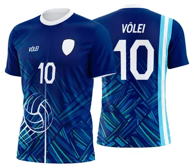 Arte Uniforme de Vôlei Personalizado Profissional Modelo 17