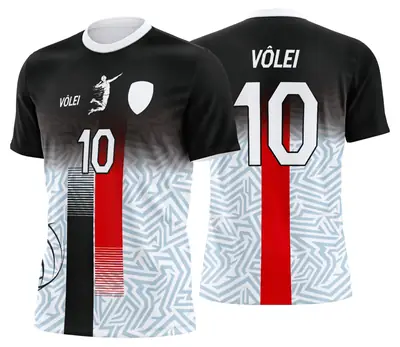 Arte Uniforme de Vôlei Personalizado Profissional Modelo 13