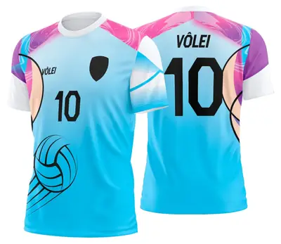 Arte Uniforme de Vôlei Personalizado Profissional Modelo 59
