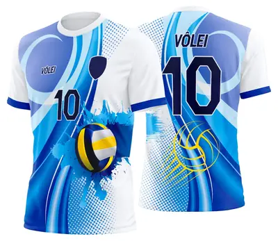 Arte Uniforme de Vôlei Personalizado Profissional Modelo 34
