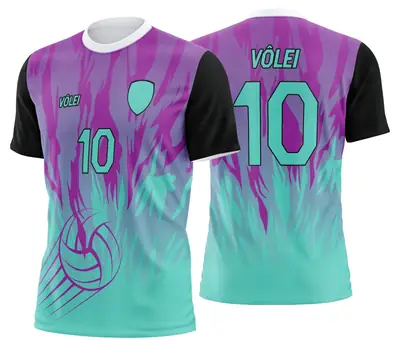 Arte Uniforme de Vôlei Personalizado Profissional Modelo 49
