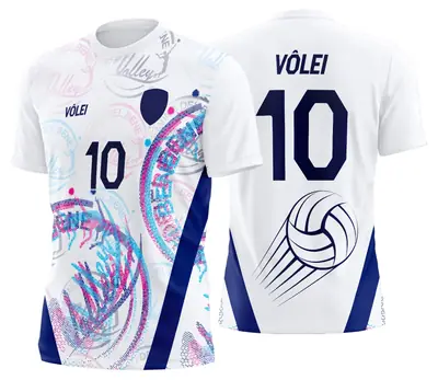 Arte Uniforme de Vôlei Personalizado Profissional Modelo 24