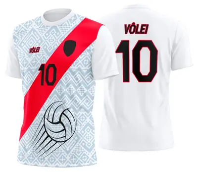 Arte Uniforme de Vôlei Personalizado Profissional Modelo 36